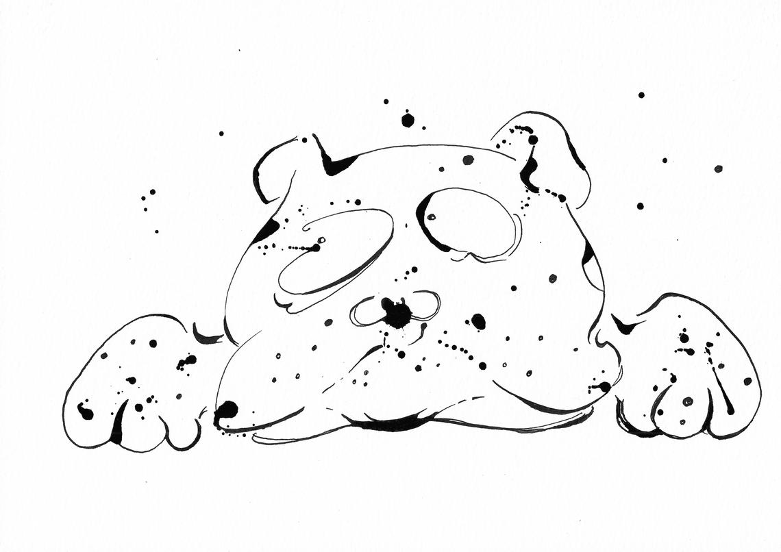 Brains The Bulldog - Dog Cartoon by Pigfish - Cartoonist 